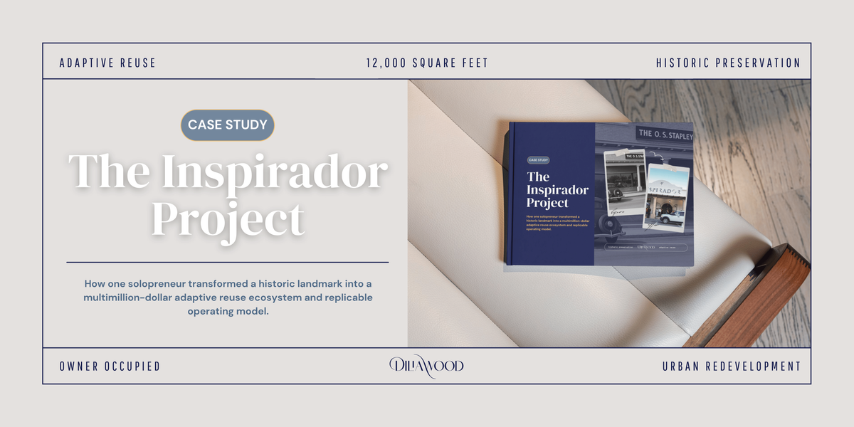 Image of The Inspirador Case Study a Historic Preservation and Adaptive Reuse project of the O.S. Stapley Hardward Store in Chandler, AZ